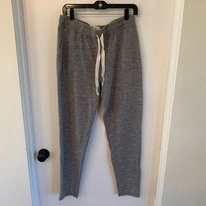 MADEWELL HI-LINE GRAY JOGGERS WOMEN SIZE LARGE